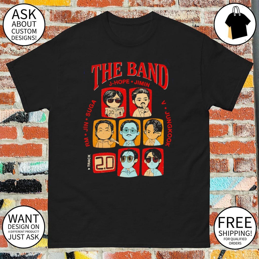 BTS World Tour Arirang The Band cute group graphic shirt