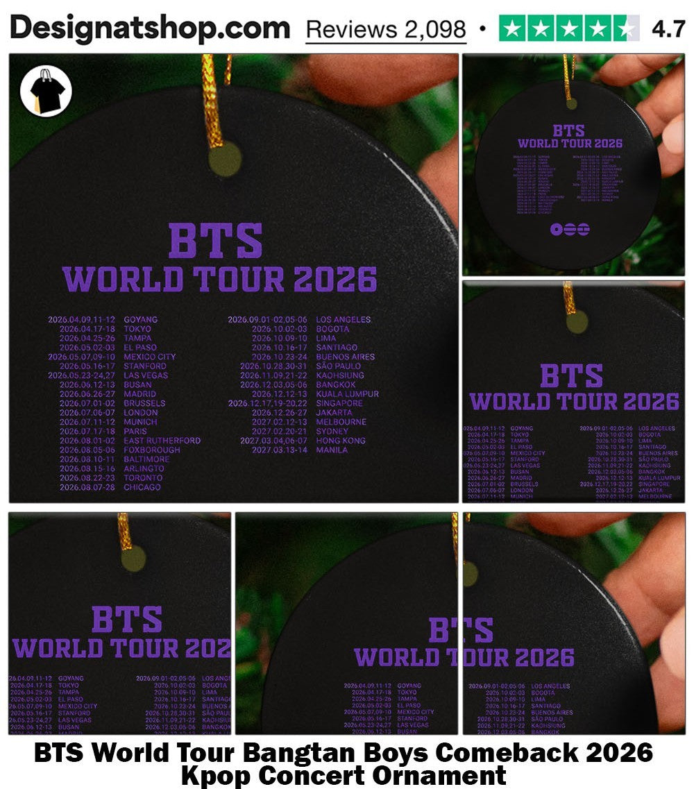 BTS World Tour Bangtan Boys Comeback 2026 Kpop Concert shirt