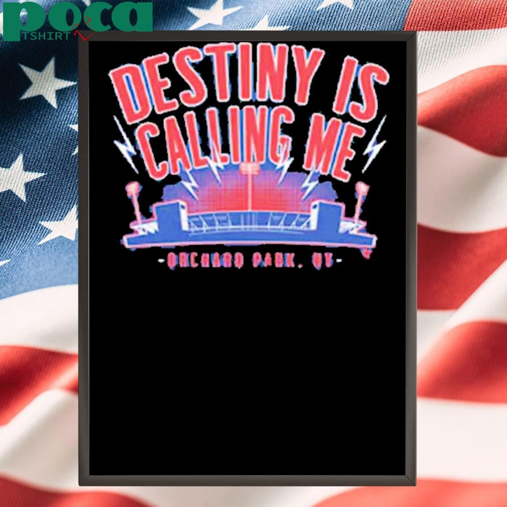 BUFFALO FOOTBALL DESTINY IS CALLING ME SHIRT