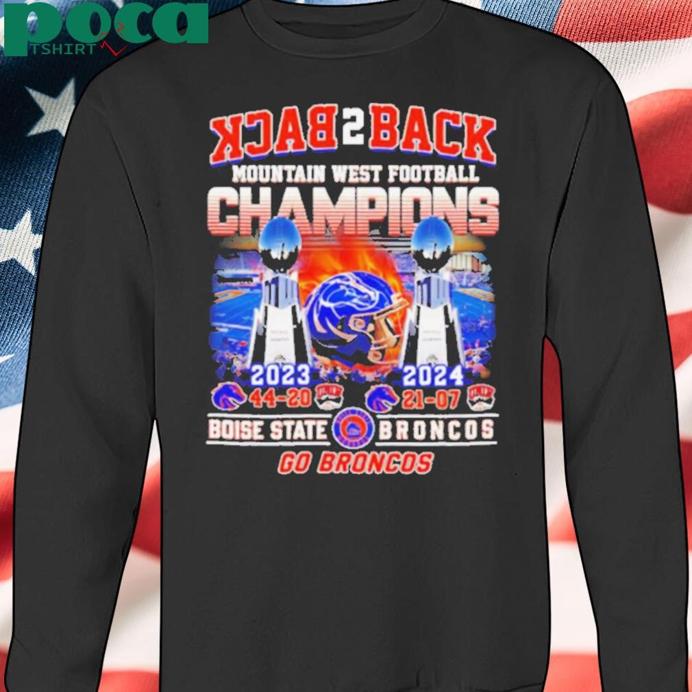 Back 2 back Mountain West Football Champions Boise State Broncos shirt