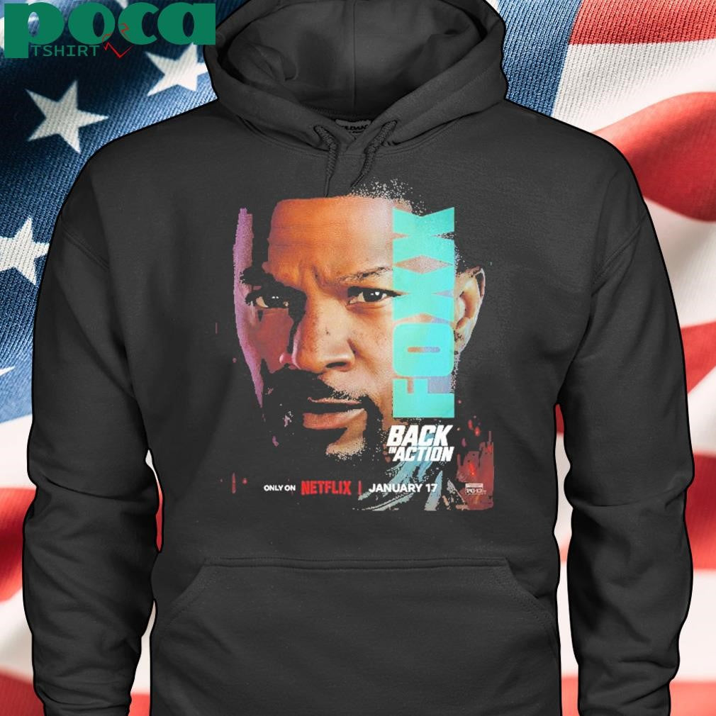 Back In Action 2025 Character Poster Starring Jamie Foxx shirt