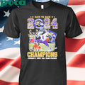 Back To Back 2024 AFC North Champions Baltimore Ravens Mascot Shirt