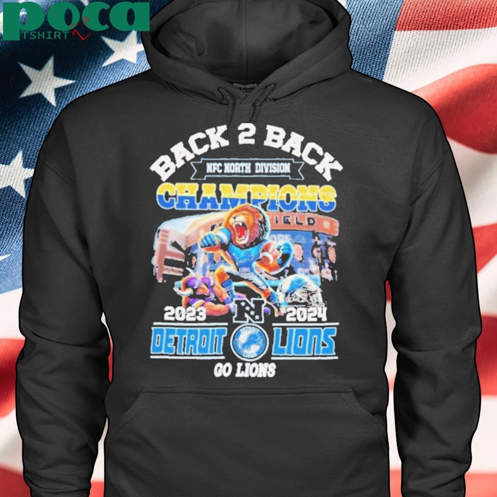 Back To Back NFC North Division Champions Detroit Lions 2025 Go Lions shirt