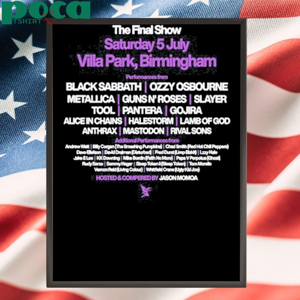 Back to the Beginning 2025-07-05 Birmingham Shirt