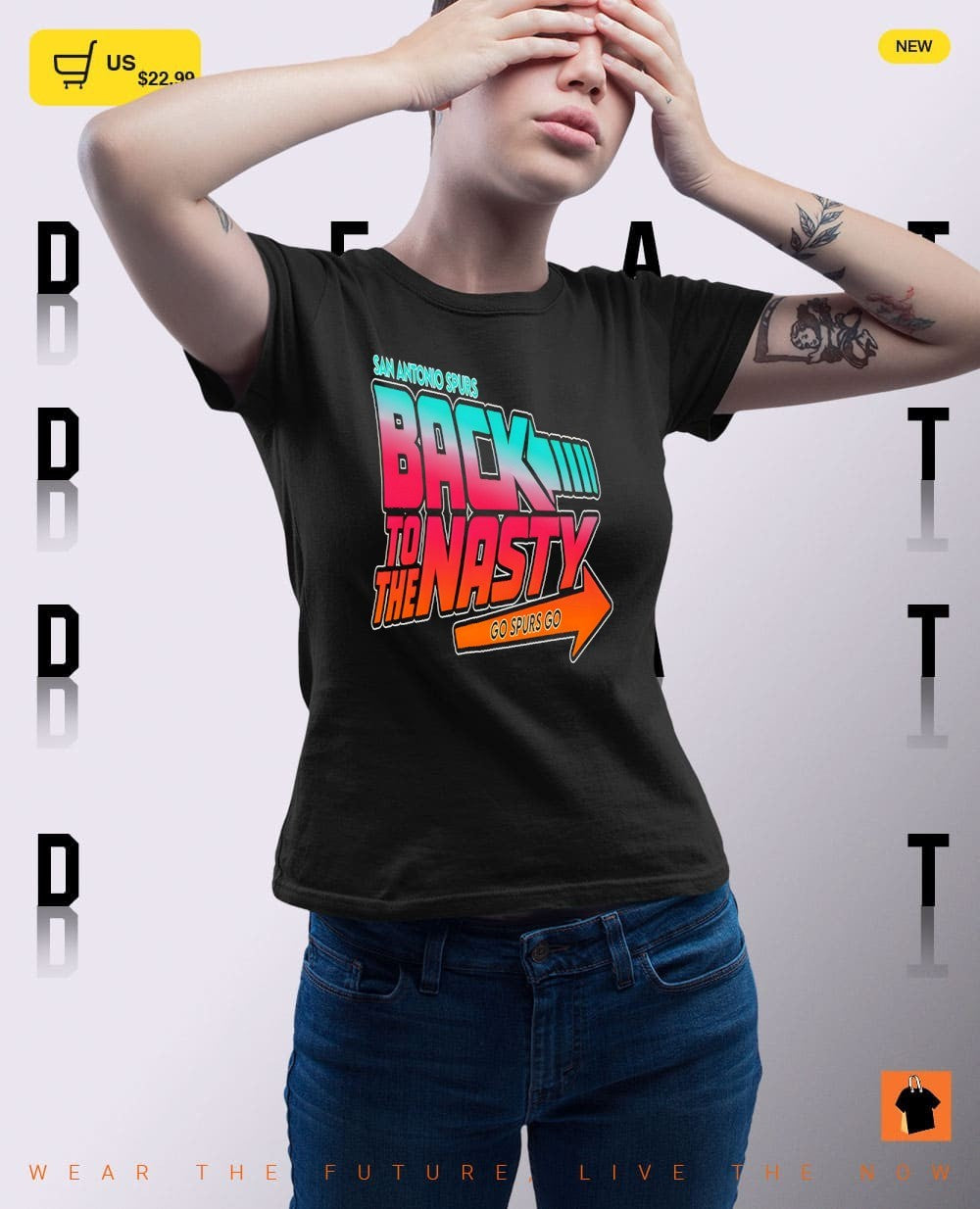 Back to the Nasty San Antonio Spurs go Spurs go shirt