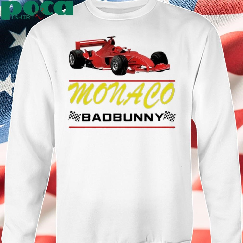 Bad Bunny Most Wanted Monaco Race Car Tour Shirt
