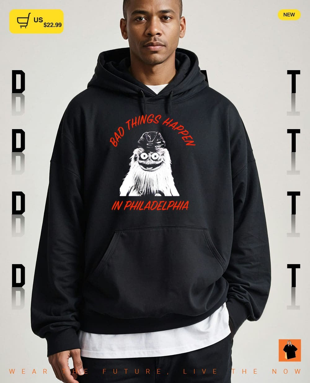 Bad Things Happen In Philadelphia Gritty Flyers hockey shirt