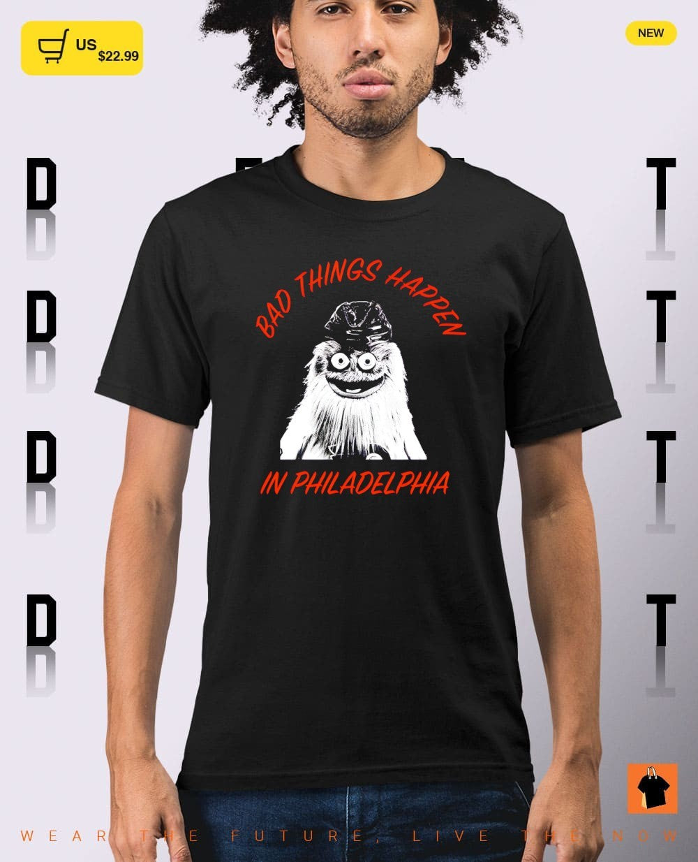 Bad Things Happen In Philadelphia Gritty Flyers hockey shirt