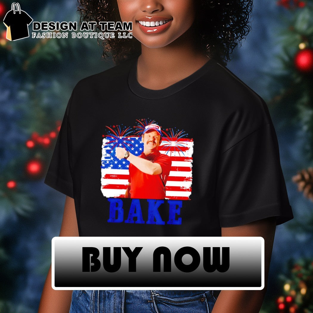 Bake 4th of July Independence Day 250th Years 2026 American flag shirt