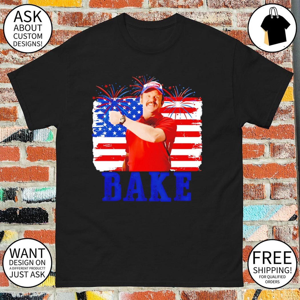 Bake 4th of July Independence Day 250th Years 2026 American flag shirt