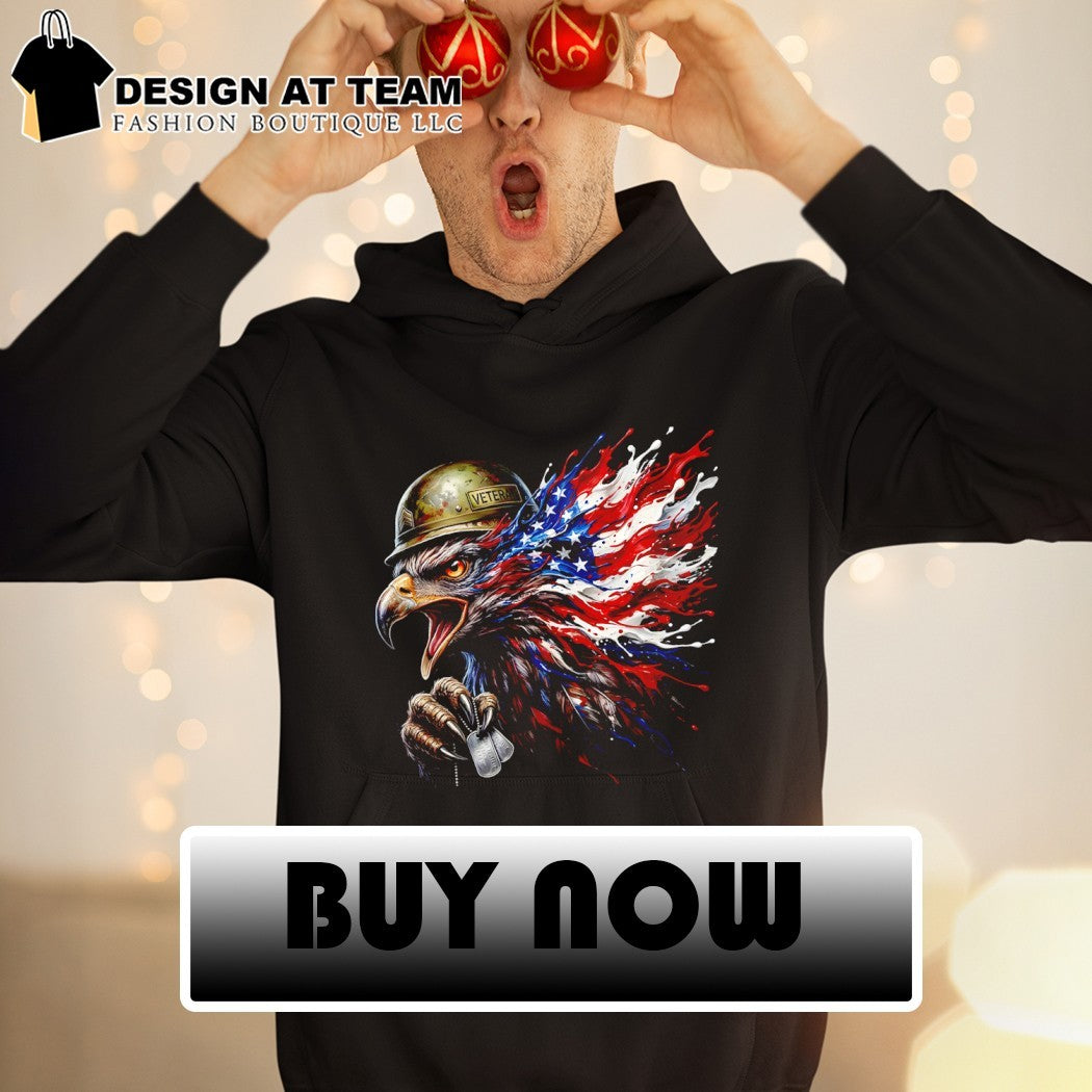 Bald Eagle Veteran American Flag Patriotic American Military shirt