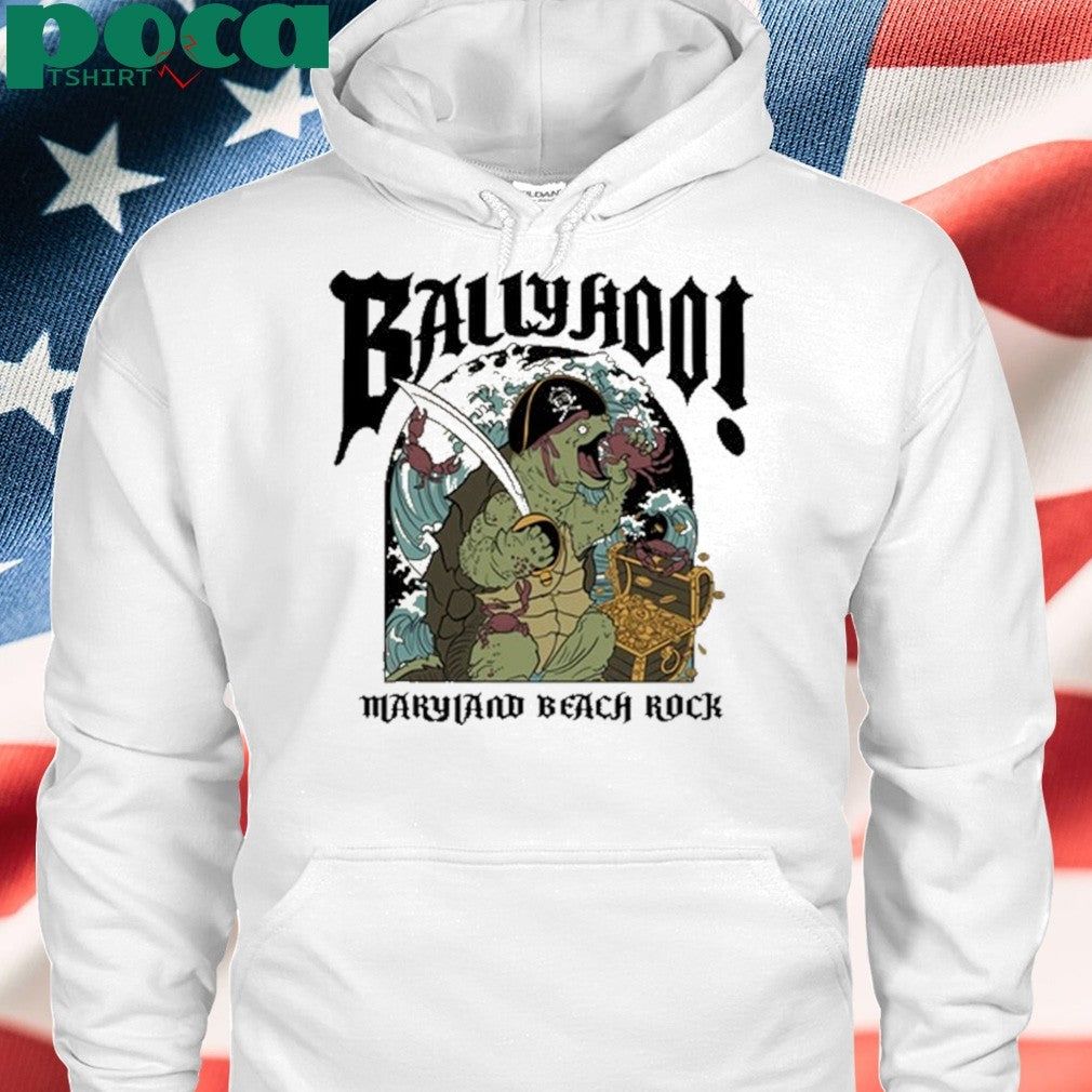 Ballyhoo! Terp Maryland Beach Rock T-shirt