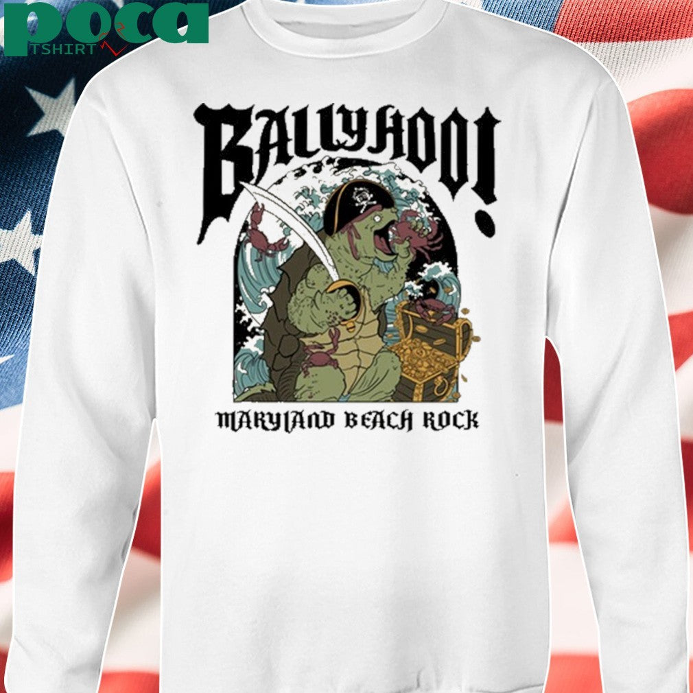 Ballyhoo! Terp Maryland Beach Rock T-shirt