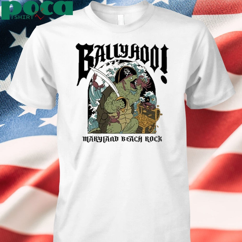 Ballyhoo! Terp Maryland Beach Rock T-shirt