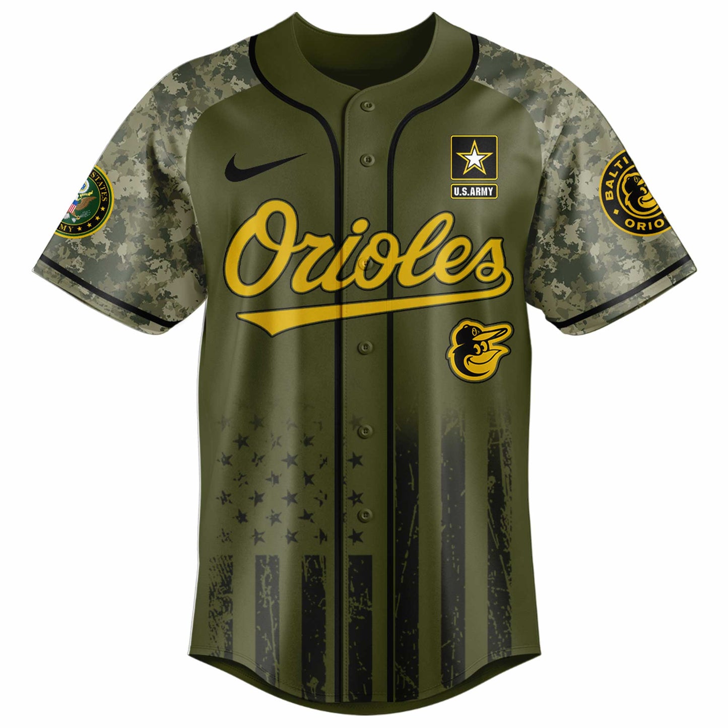 Baltimore Orioles MLB 250 U.S. Army Jersey
