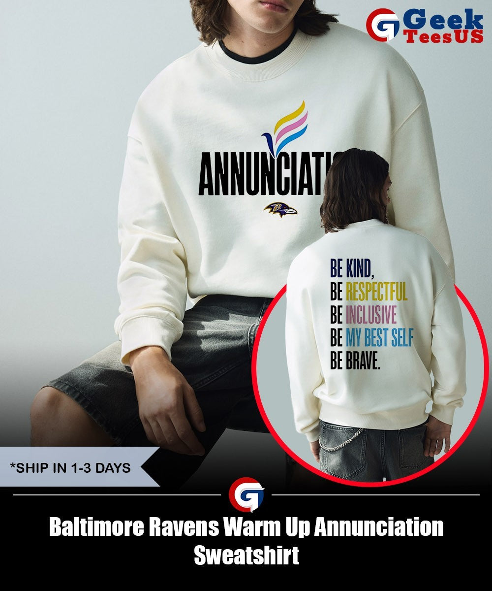 Baltimore Ravens Warm Up Annunciation shirt
