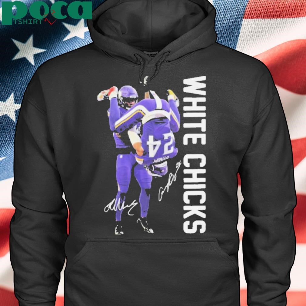 Baltimore Ravens White Chicks Signatures T Shirts