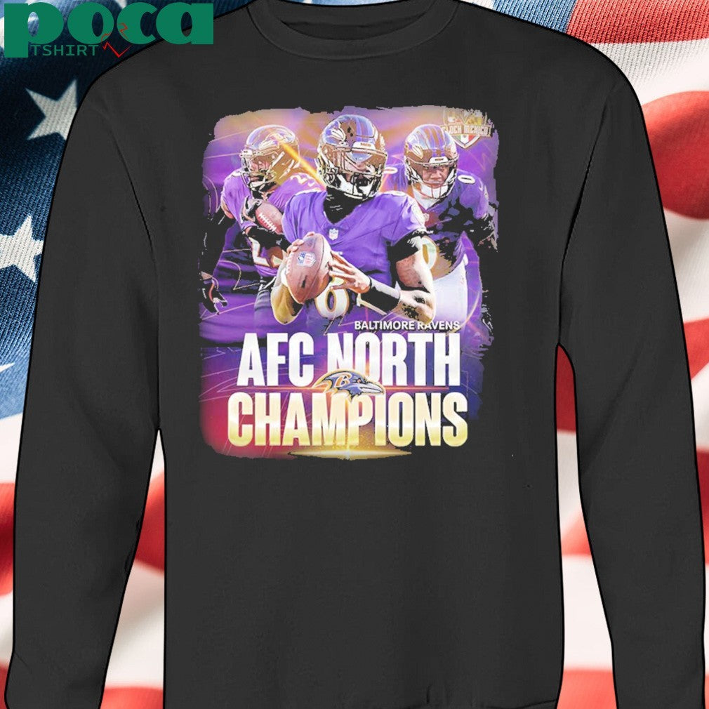 Baltimore Ravens Win The 2024 AFC North Division Champions Shirt