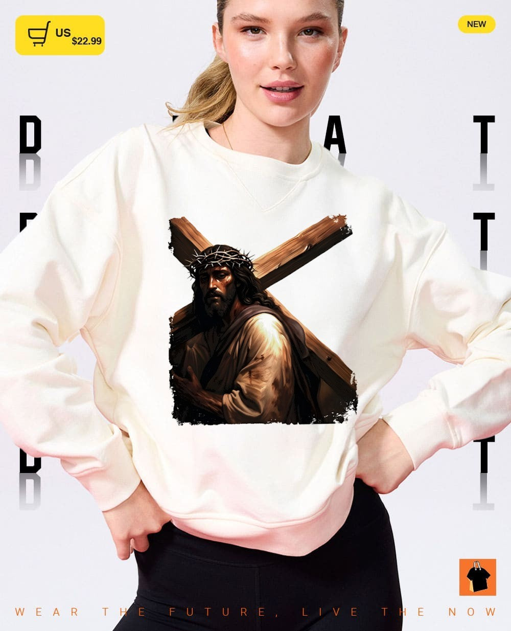 Bam Margera Jesus Carrying The Cross shirt