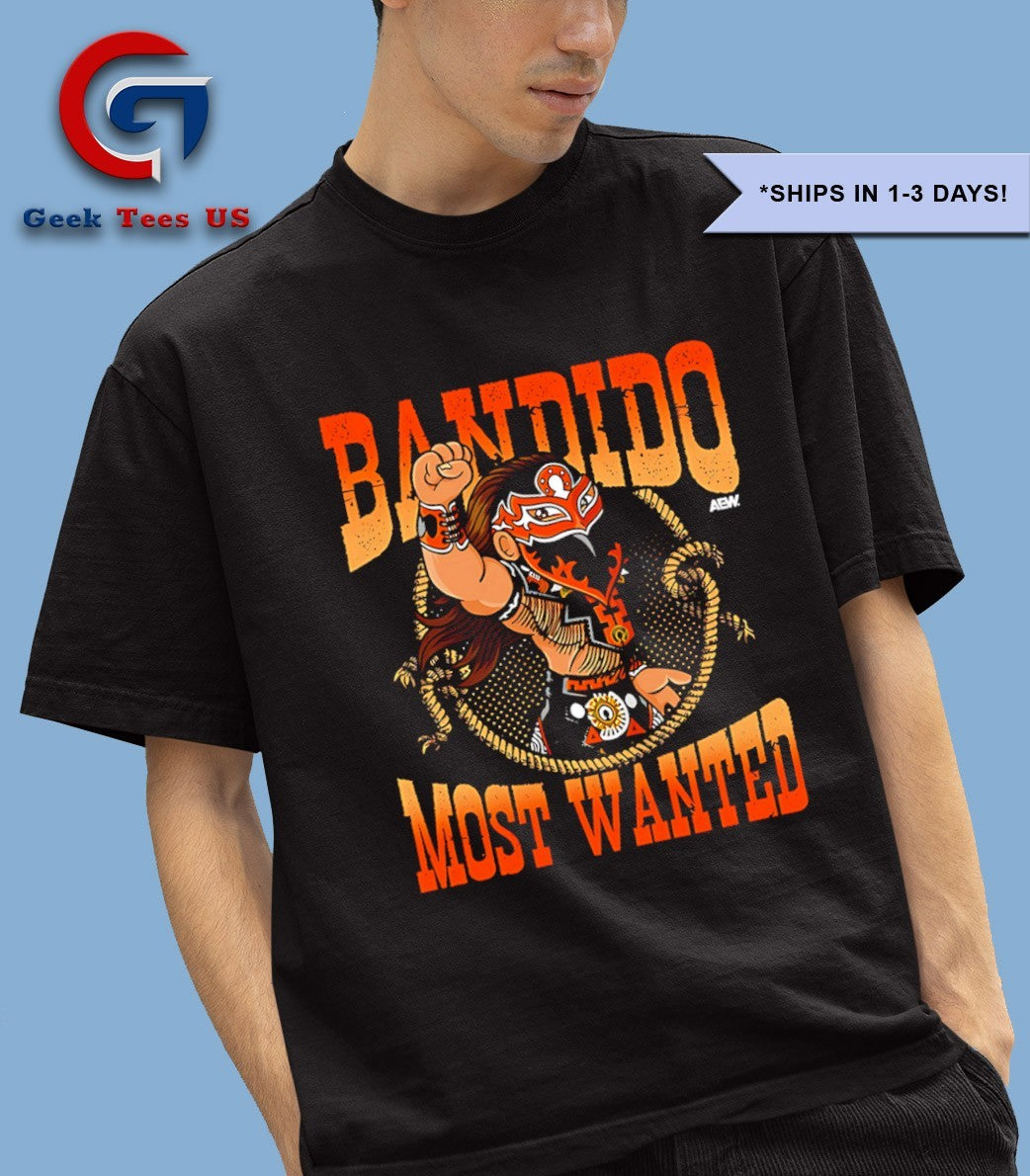 Bandido Most Wanted AEW shirt