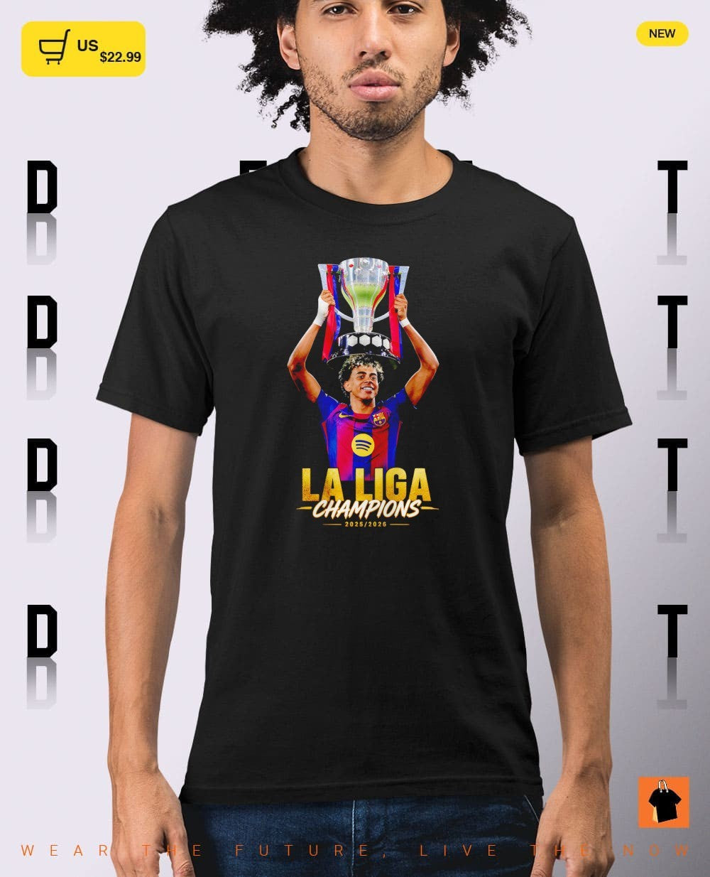 Barcelona Campeones 2025-26 Spain football Mes Que Un Club shirt