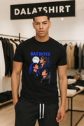 Bat Boys Night Moon Three Flying Bat Winged Men classic shirt
