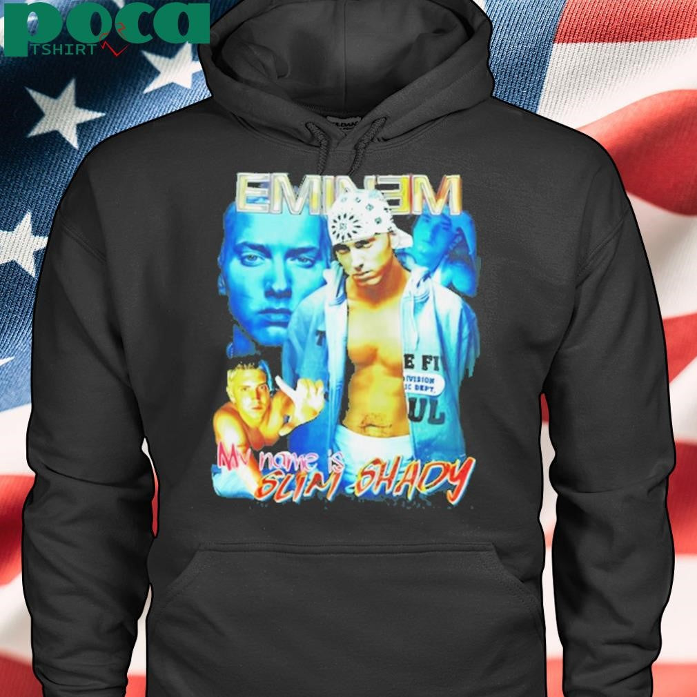 Bbnomula Wearing Eminem My Name Is Slim Shady Shirt