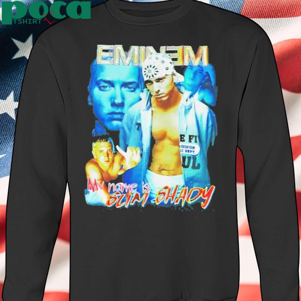 Bbnomula Wearing Eminem My Name Is Slim Shady Shirt
