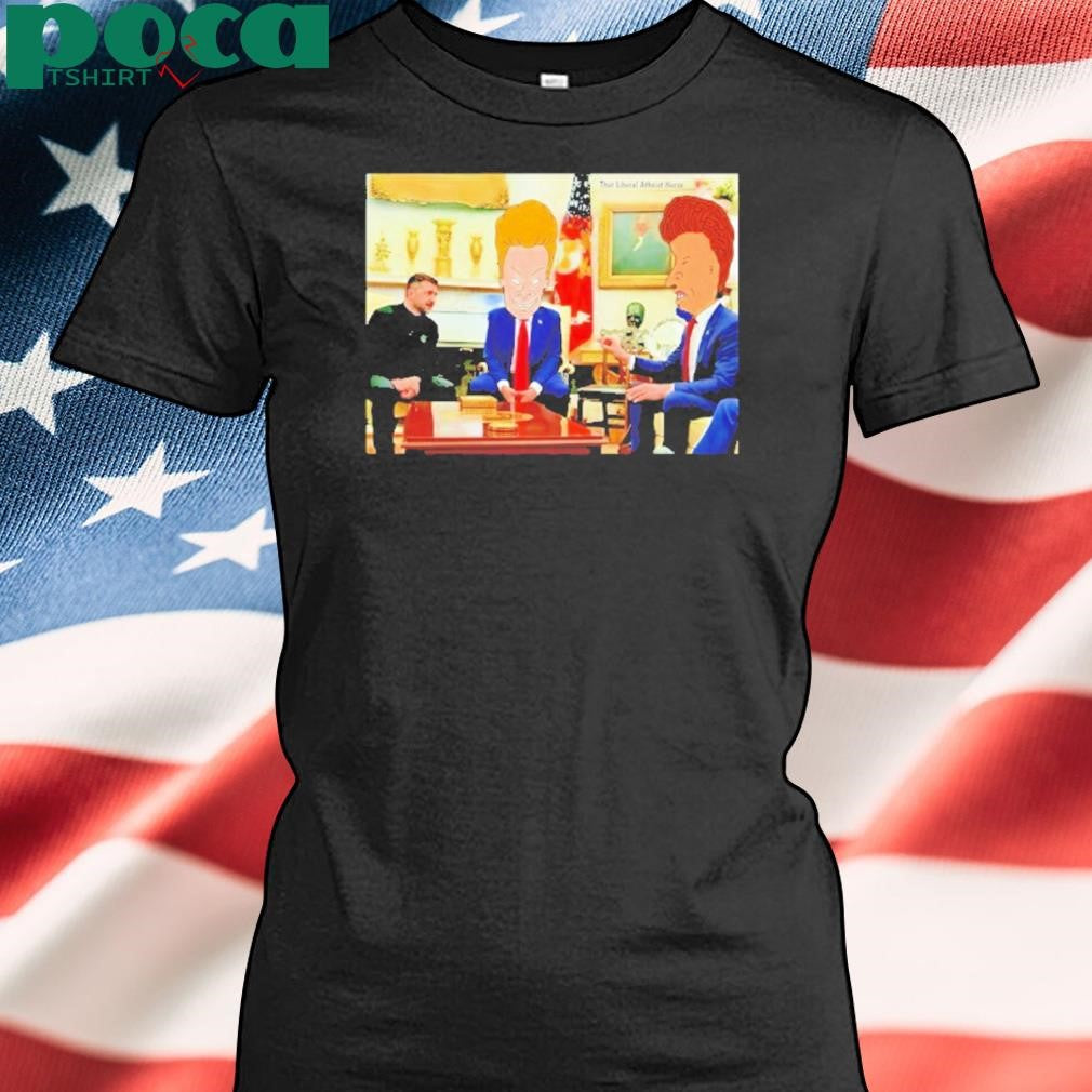 Beavis And Butt Head X Trump Zelensky Debate Shirt