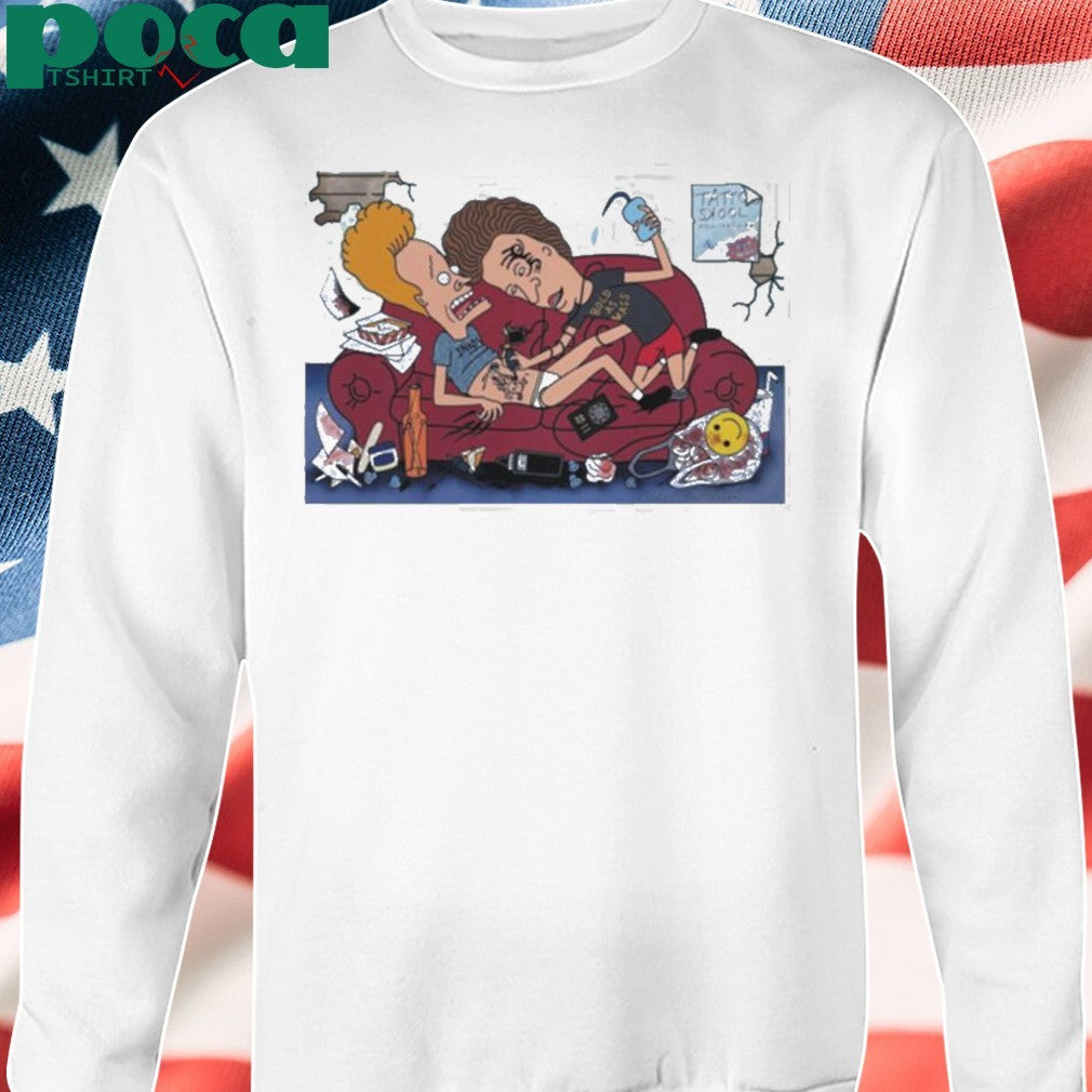 Beavis and Butt Head Tattoo Sxool Bold Ass Brass shirt