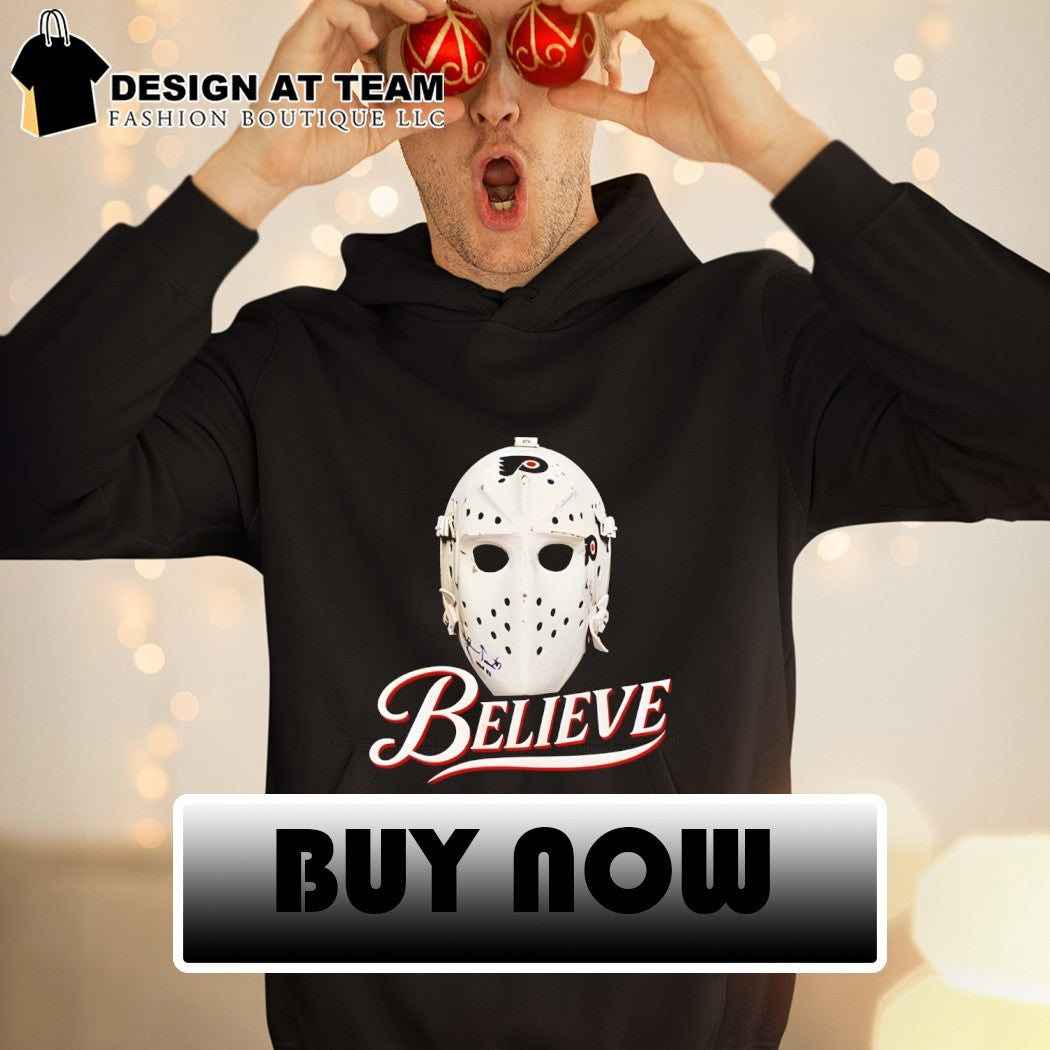 Believe Jason Voorhees Philadelphia Flyers Hockey Mask Helmet NHL 2026 shirt