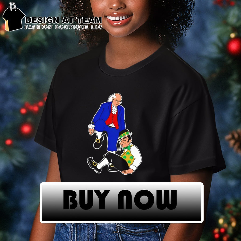 Ben Franklin Sixers Philadelphia 76ers kicking Boston Celtics suck 2026 shirt
