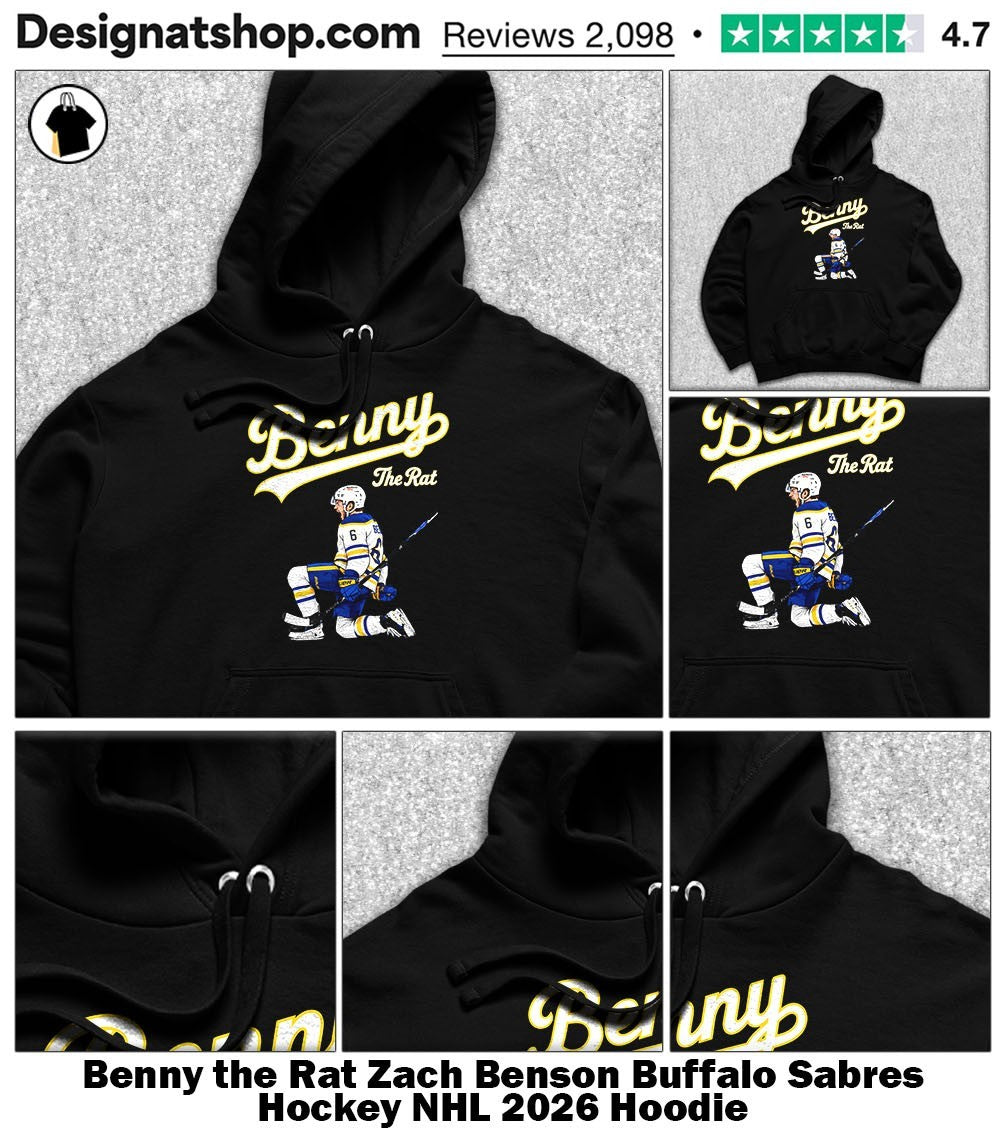 Benny the Rat Zach Benson Buffalo Sabres Hockey NHL 2026 shirt