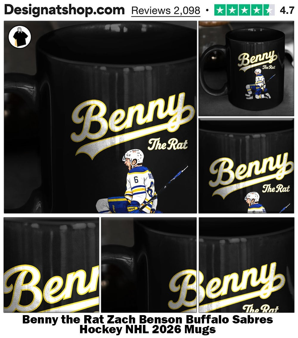 Benny the Rat Zach Benson Buffalo Sabres Hockey NHL 2026 shirt