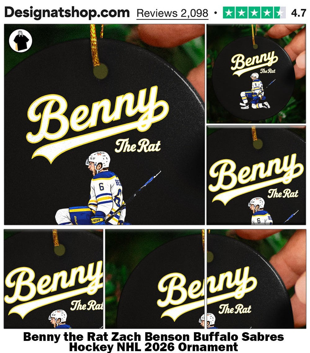 Benny the Rat Zach Benson Buffalo Sabres Hockey NHL 2026 shirt