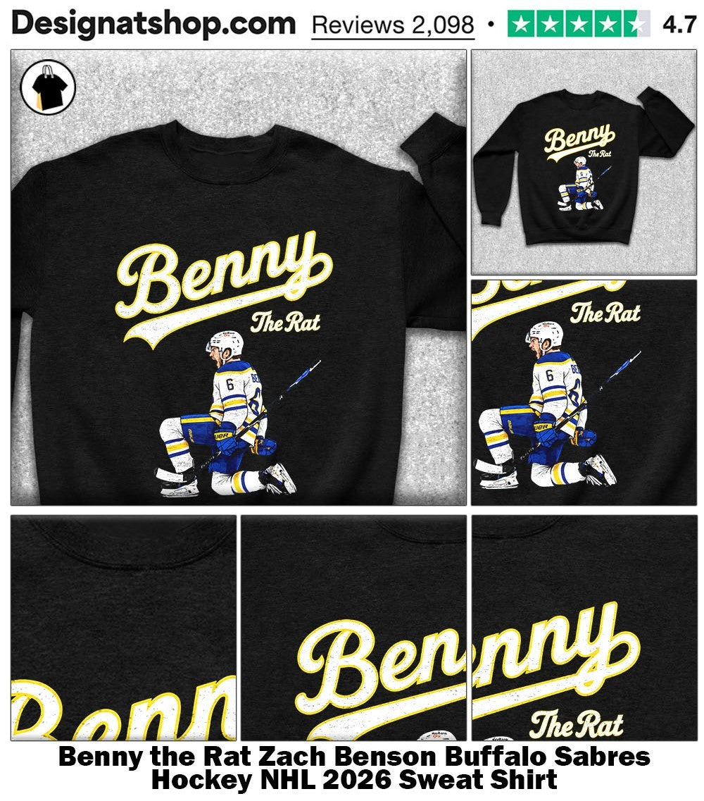 Benny the Rat Zach Benson Buffalo Sabres Hockey NHL 2026 shirt