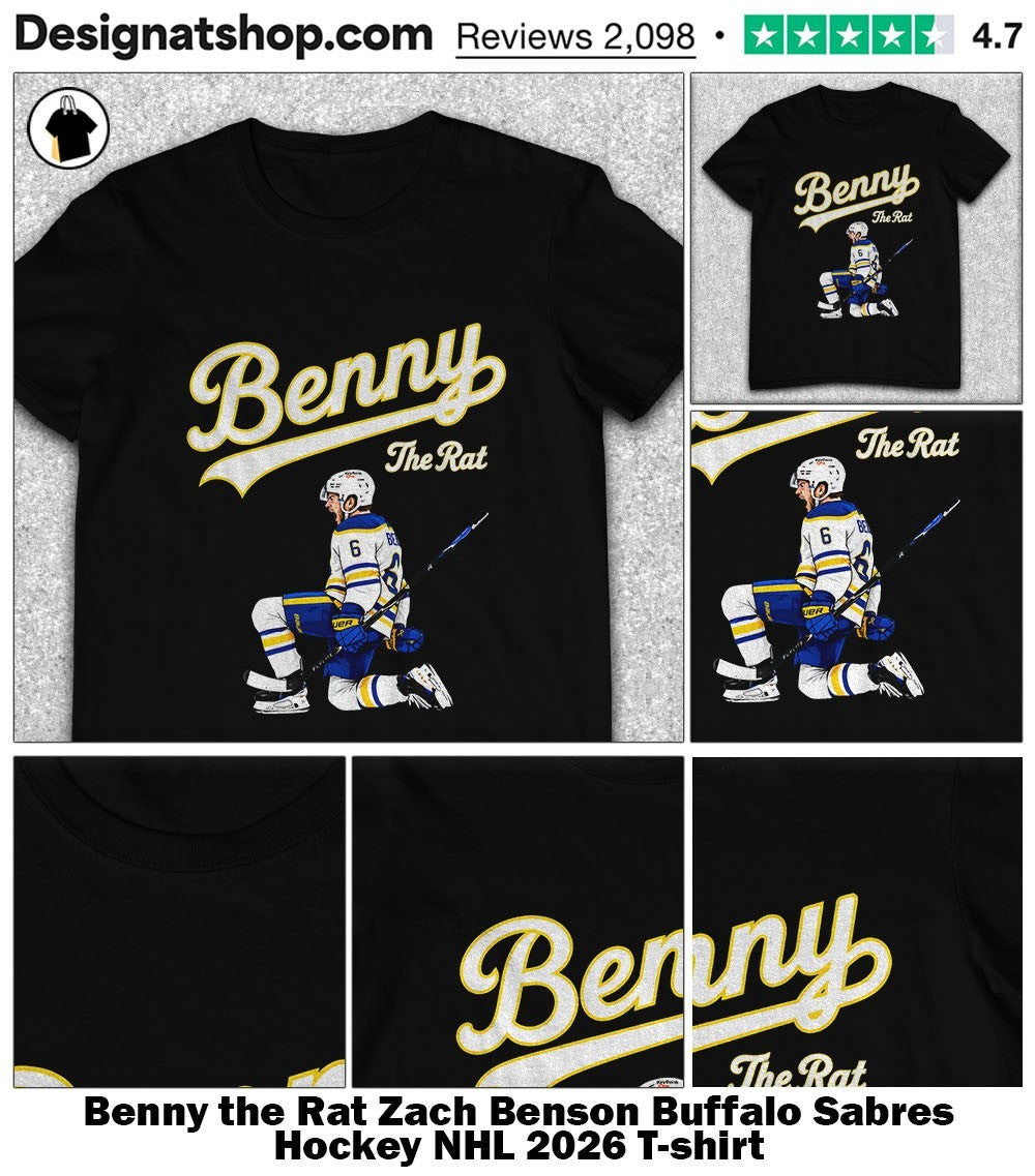Benny the Rat Zach Benson Buffalo Sabres Hockey NHL 2026 shirt