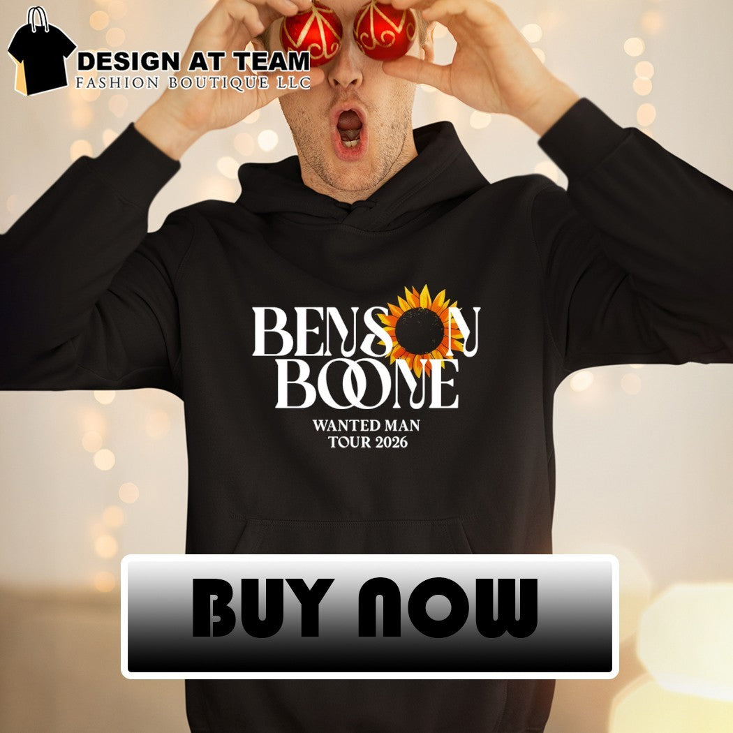 Benson Boone 2026 Concert Tour Wanted Man Tour shirt