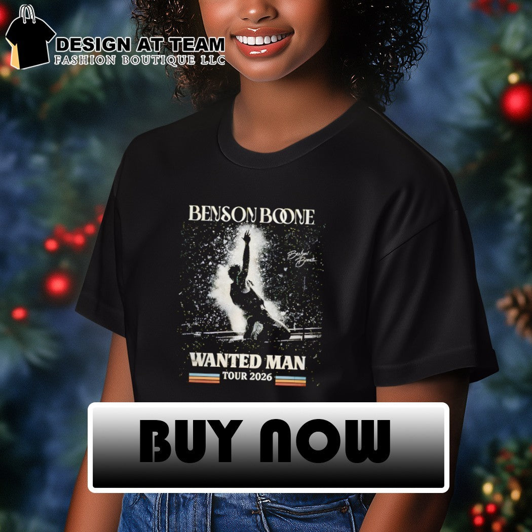 Benson Boone Wanted Man Tour 2026 signature vintage shirt