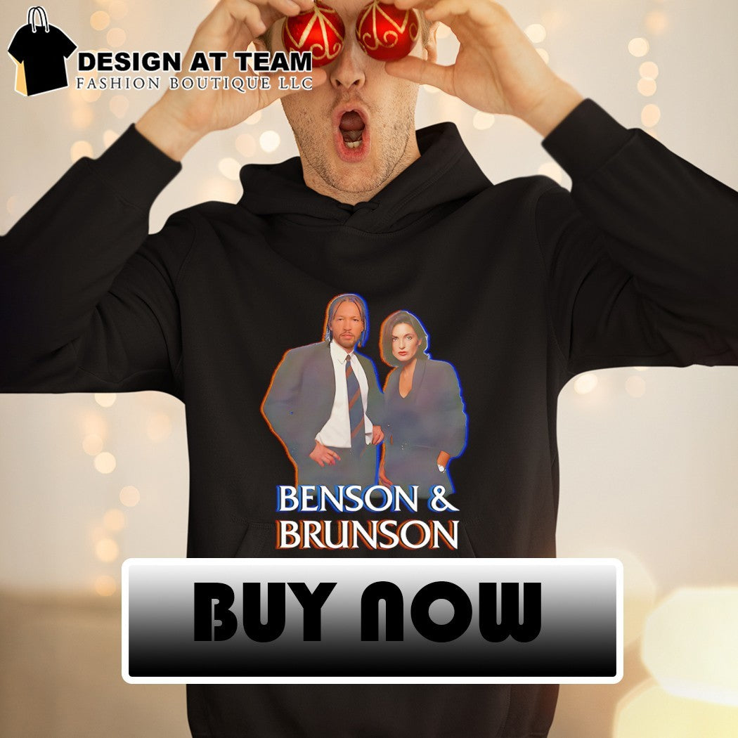 Benson and Brunson Olivia Benson and Elliot Stabler Law Order Special Victims Unit parody shirt