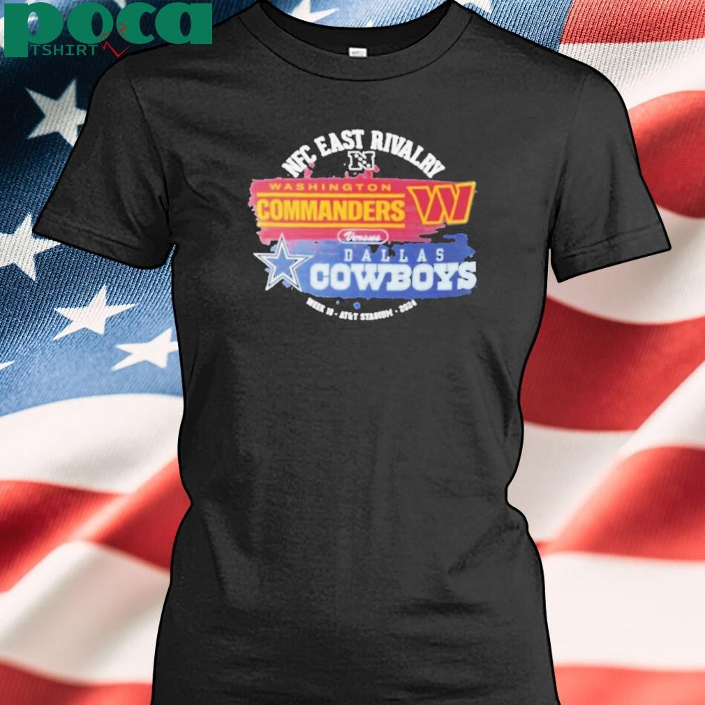 Dallas Cowboys Vs Washington Commanders 2024 Nfc East Rivalry Shirt