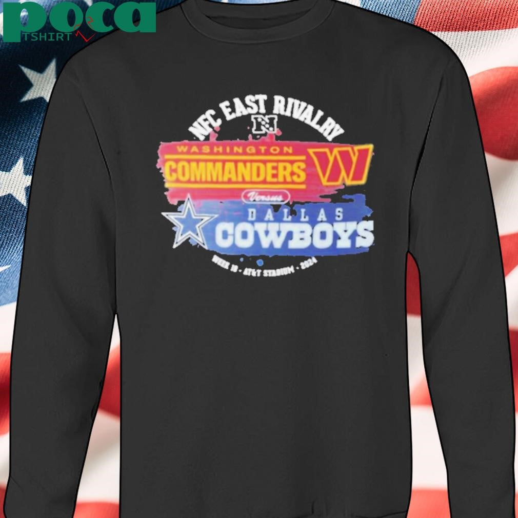 Dallas Cowboys Vs Washington Commanders 2024 Nfc East Rivalry Shirt