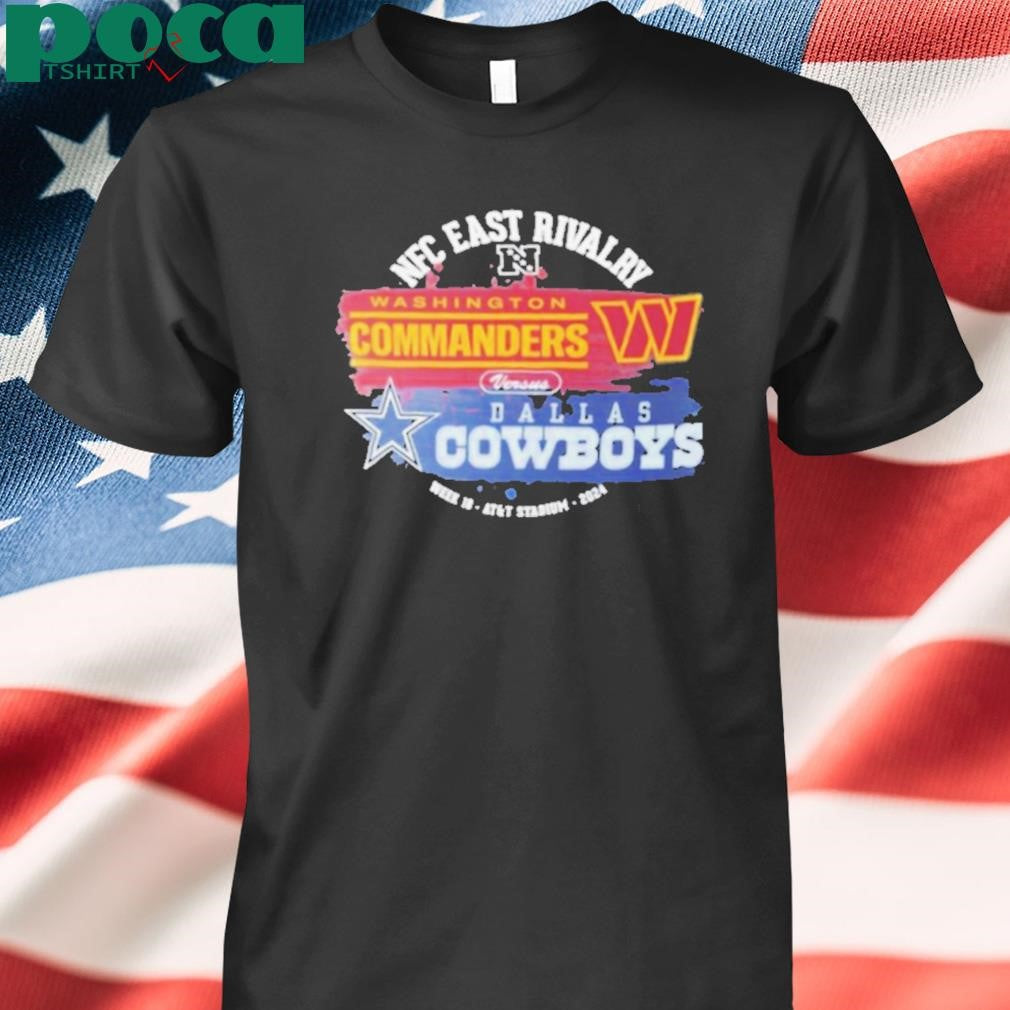Dallas Cowboys Vs Washington Commanders 2024 Nfc East Rivalry Shirt