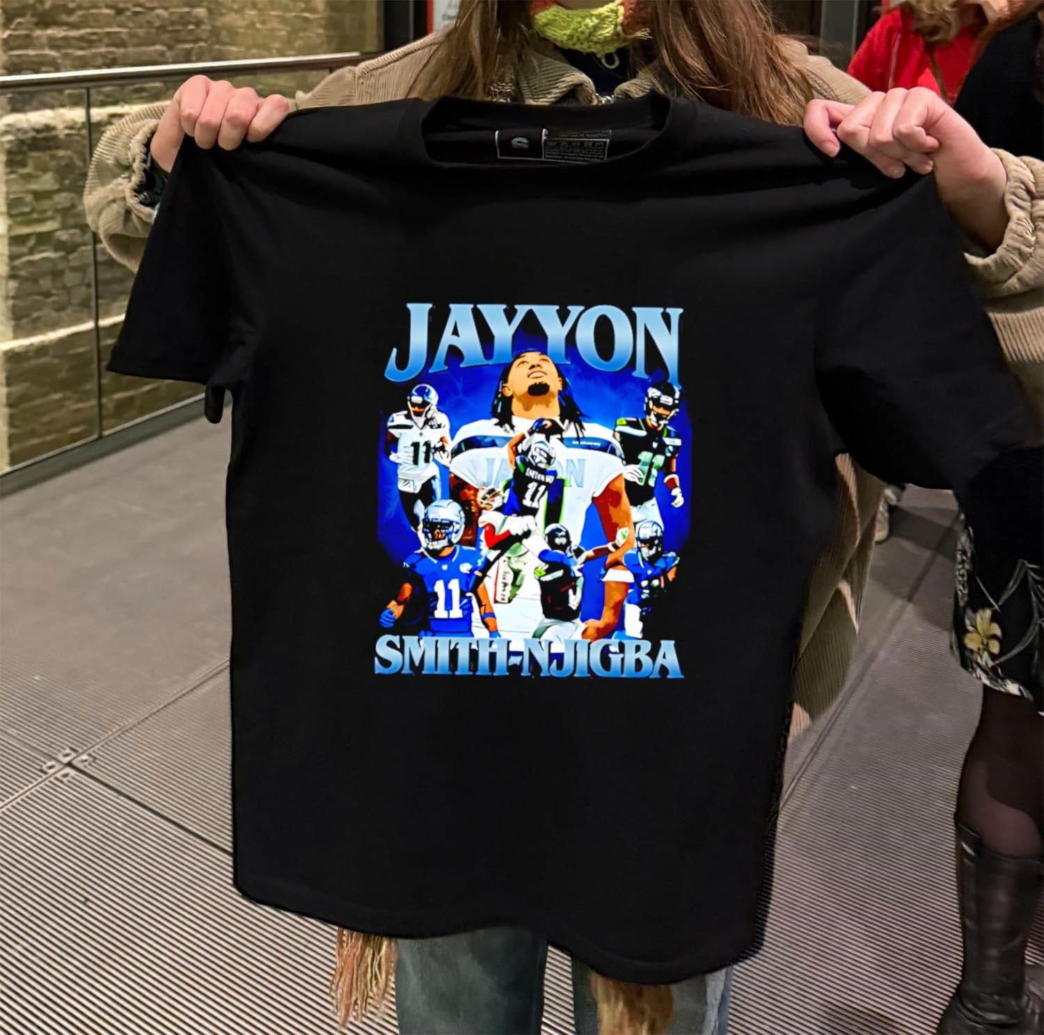 Jayyon Smith-Njigba Number 11 Seattle Football Player shirt