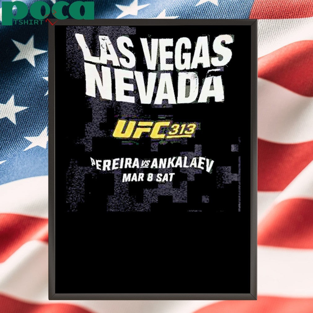 Las Vegas Nevada Ufc 313 Pereira Vs Ankalaev T-Shirt