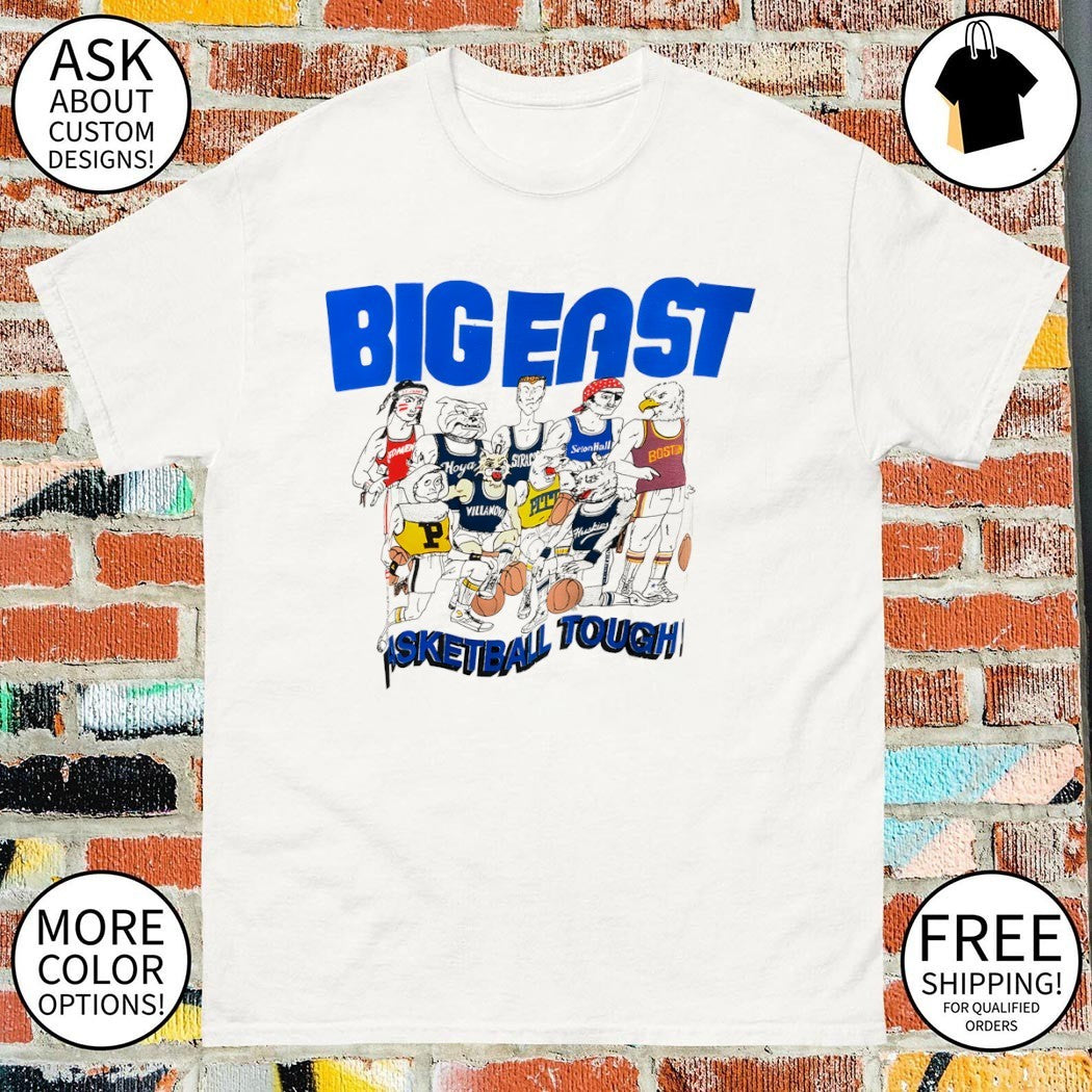 Big East basketball teams Boston St John’s Syracuse Villanova Pitt Husky shirt