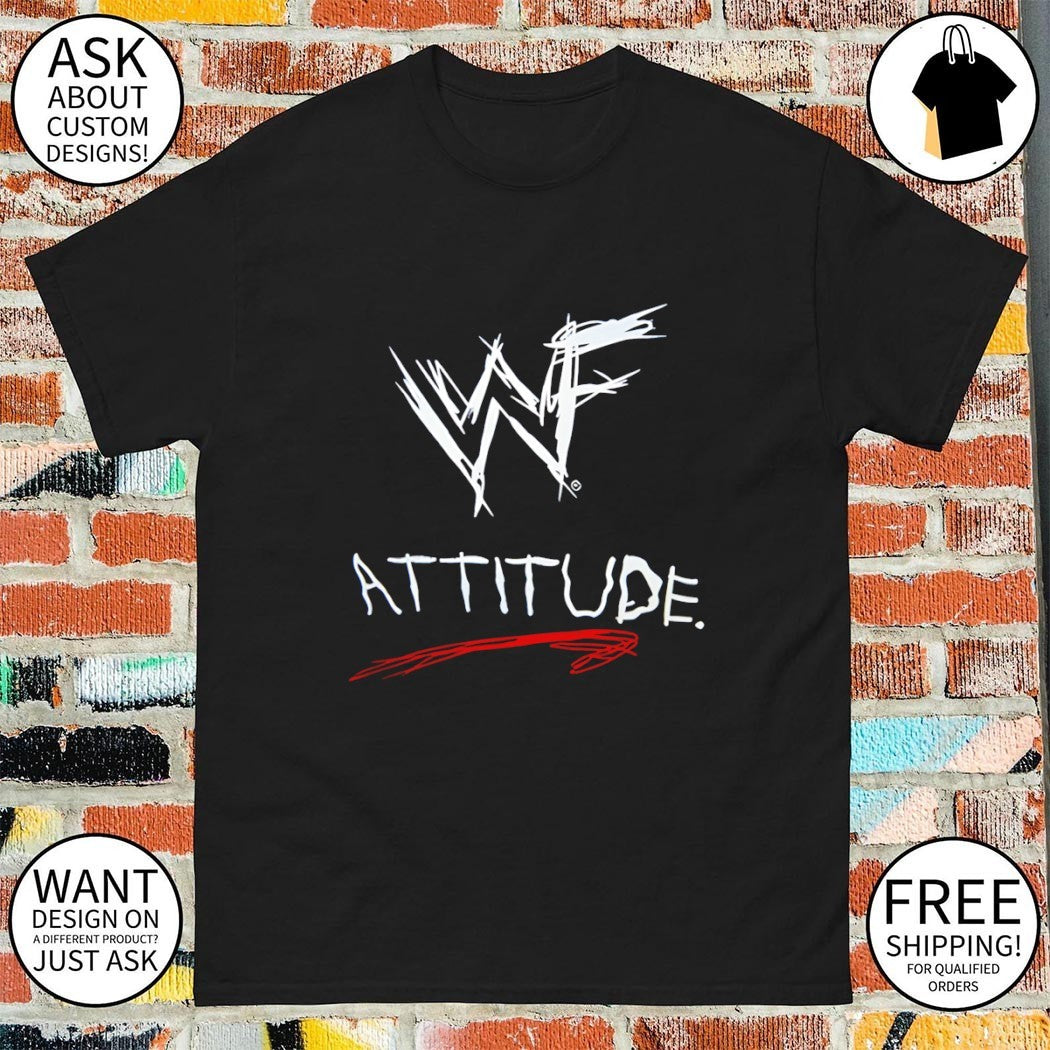 Big Show Paul Wight wearing WWF Attitude shirt