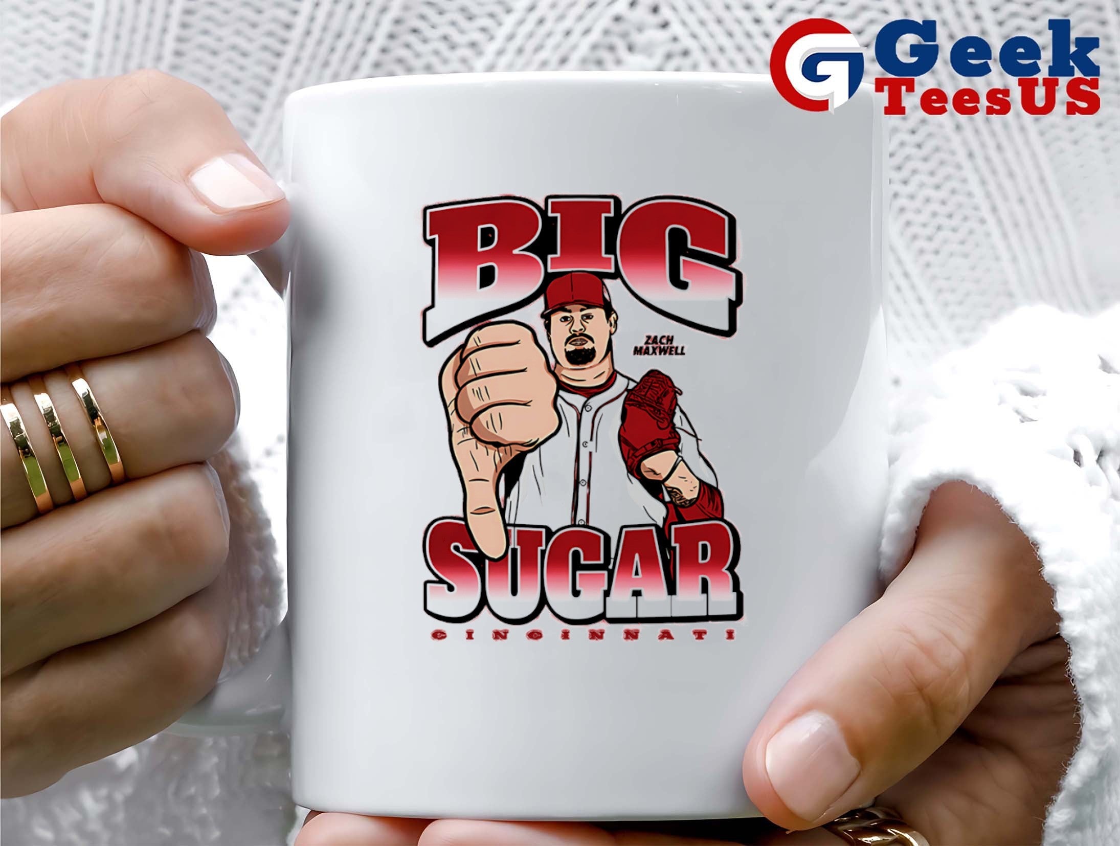 Big Sugar Zach Maxwell Cincinnati Reds baseball shirt