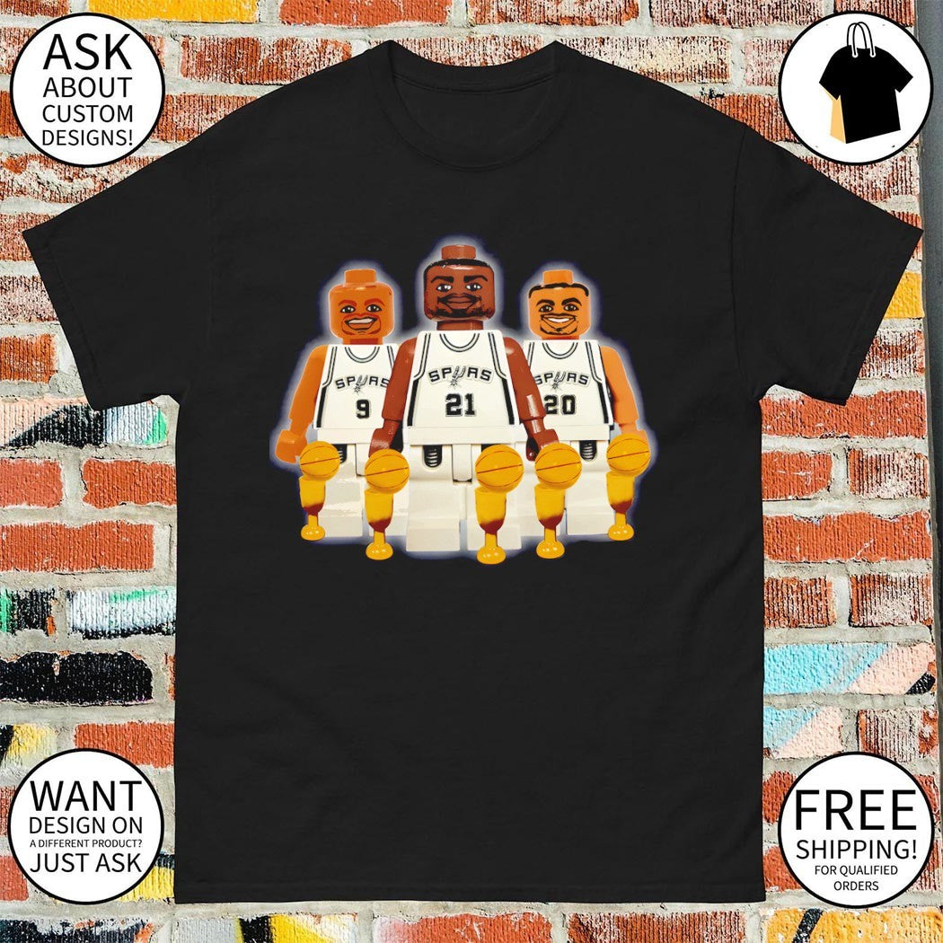 Big Three Stephon Castle Tony Parker San Antonio Spurs Basketball NBA 2026 shirt