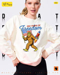 Bigfoot 250 years of freedom American flag shirt